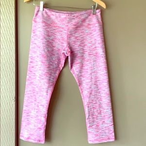 Spandex cotton candy workout leggings